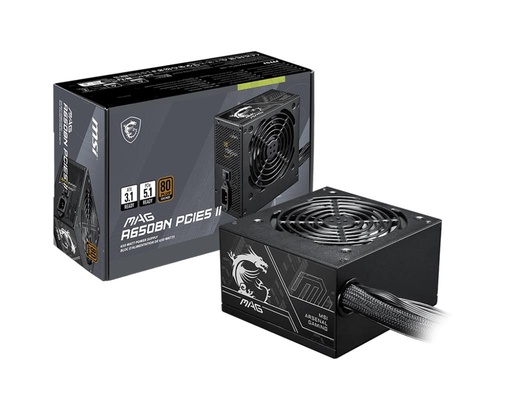 [MAG A650BN PCIE5 II] MSI ATX PC 100 - 240 V 650 W MAGA650BNPCIE5II