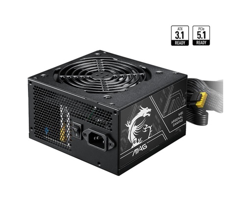 [MAG A750BN PCIE5 II] MSI MAG A750BN PCIE5 II ATX PC 100 - 240 V 750 W MAGA750BNPCIE5II