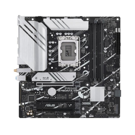 [PRIMEB760M-AWIFID4] ASUS Intel B760 Express LGA1700 Micro-ATX Memory DDR4 Memory slots 4 3xPCI-Express 4.0 16x 2xM.2 2xHDMI 1xDisplayPort 4x