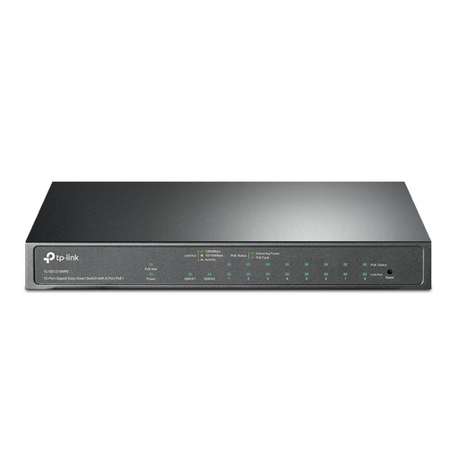[TL-SG1210MPE] TP-LINK Desktop/pedestal 9x10Base-T / 100Base-TX / 1000Base-T 1x10/100/1000BASE-T/SFP combo PoE+ ports 8 123 Watts TL-SG